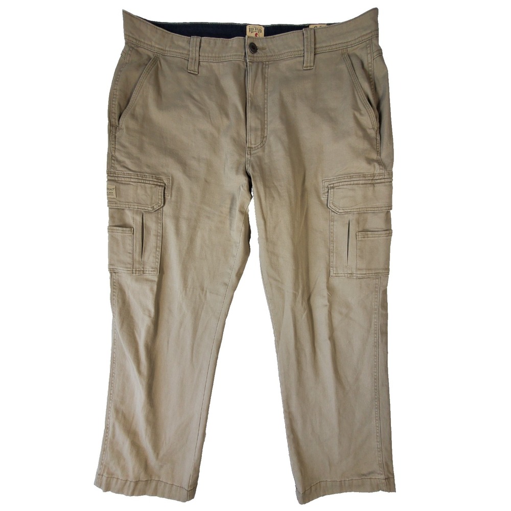 RedHead Cargo Pants Mens 38x30 Khaki Flannel Lined Outdoors Workwear‎